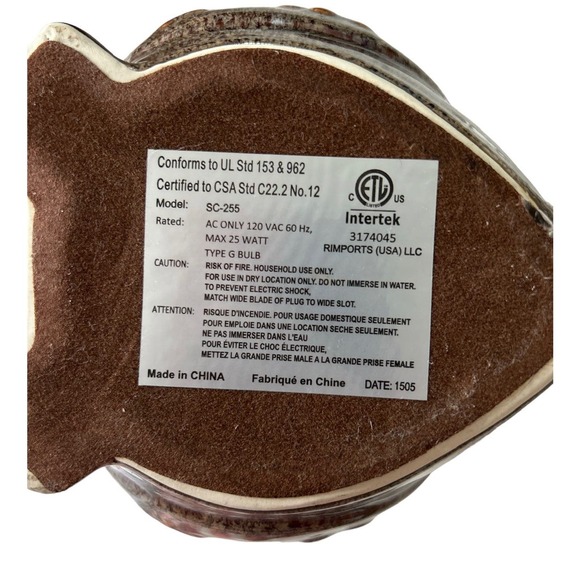 Intertek Vintage Owl Sunflower Candle Or Essential Oil Wormer - Picture 8 of 8